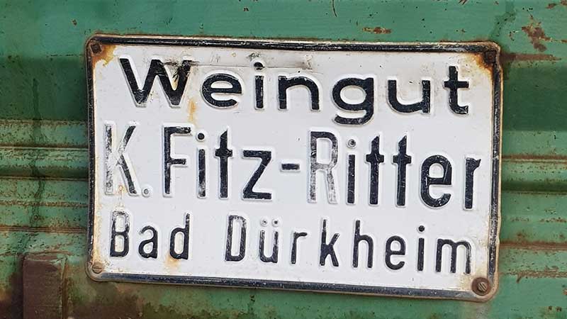 Historisk vingård Weingut Fitz‑Ritter i Pfalz – Riesling och sekt med Tjörnarpsbuss