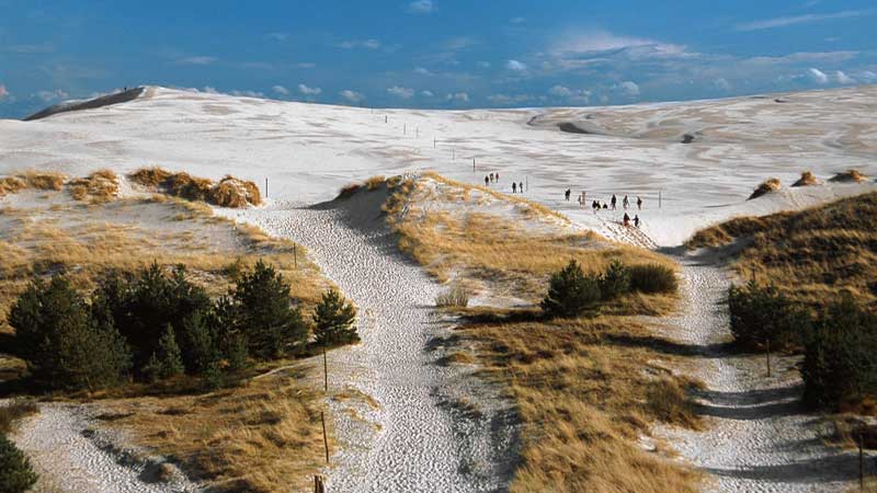 Unika sanddyner i Slowinski nationalpark – bussresa med Tjörnarpsbuss till Pommern