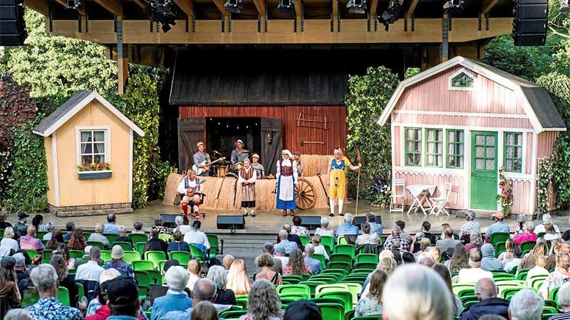 Vallarnas Friluftsteater i Falkenberg.