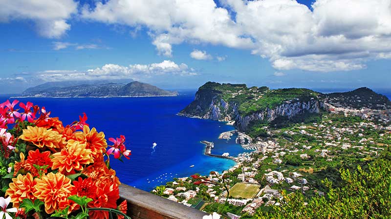 Sorrento med Amalfi och Capri